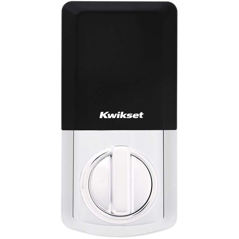 Kwikset 9260CNT-514S Contemporary SmartCode Keypad Electronic Deadbolt SmartKey Matte Black