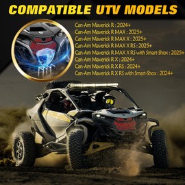 Autodecor 1Up Heavy-Duty Mesh Grille for Can-am Maverick R Front Grille, Compatible with Can Am Maverick R X RS Smart-shox 2024 2025+ All Models, Aircraft-Grade Billet Design Maverick R Grill