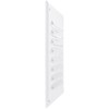 HVAC OV 5 x 5 Inch (Inner) White Stainless Steel