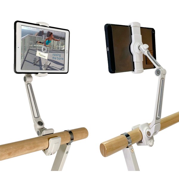 Booty Kicker Tablet Holder with Round Clamp Clamps to 1.25"