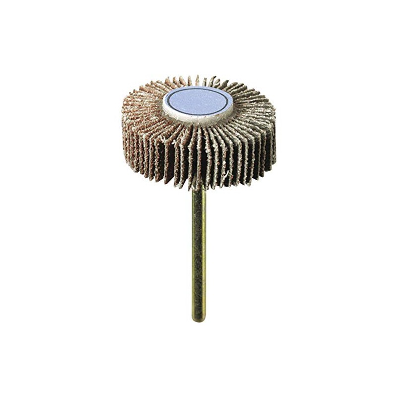 Dremel 2615050232 9.5 mm 80 Grit Flap Wheel - Silver