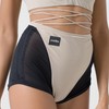 Invertika Women's Pole Dance Sports Suit with Mesh and Adjustable