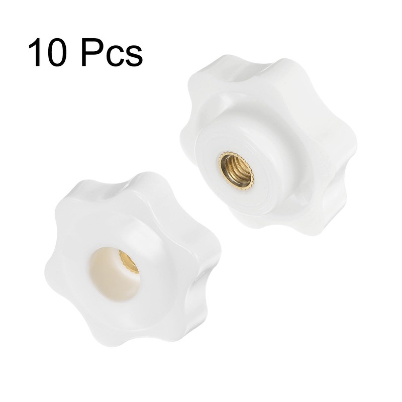 QUARKZMAN Star Knobs M6 Internal Thread 38 mm Head Plastic