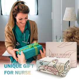 musaecoin Nurse Gifts for Women/Men, Nurses Week Gifts 2025 - Soft Nurse Blanket, LPN RN Appreciation Graduation Gifts for Nurses Flannel Throw Blanket 80" x 60"