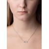 SILVEGO Women's Necklace 925 Sterling Silver Pendant with Name, Sterling