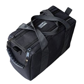BIGMAN Tool Bag, Tool Bag, BMB-03, Tool Holder, Pouch, Tool Bag, Tool Bag, Storage Case, Stylish, Tool Box, Durable, Black, Black, Handbag, Cloth, DIY, Outdoors, Bigman DOUBLE ZIPPER BAG3