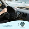 ORIESSE Seashell Car Decor,Coastal Car Air Freshener,Iridescent Abalone Seashell Air