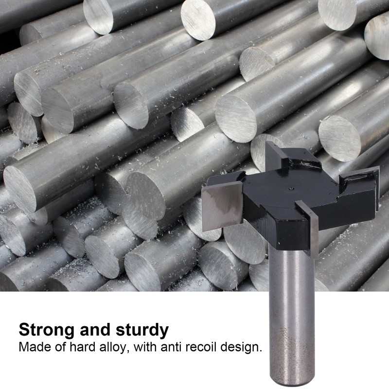 4 Tooth T Shaped Milling Cutter Large Diameter Router Bit