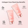 GUOYAOLIFU Collagen Wrapping Peel Off Facial Mask, Collagen Sleeping Mask,