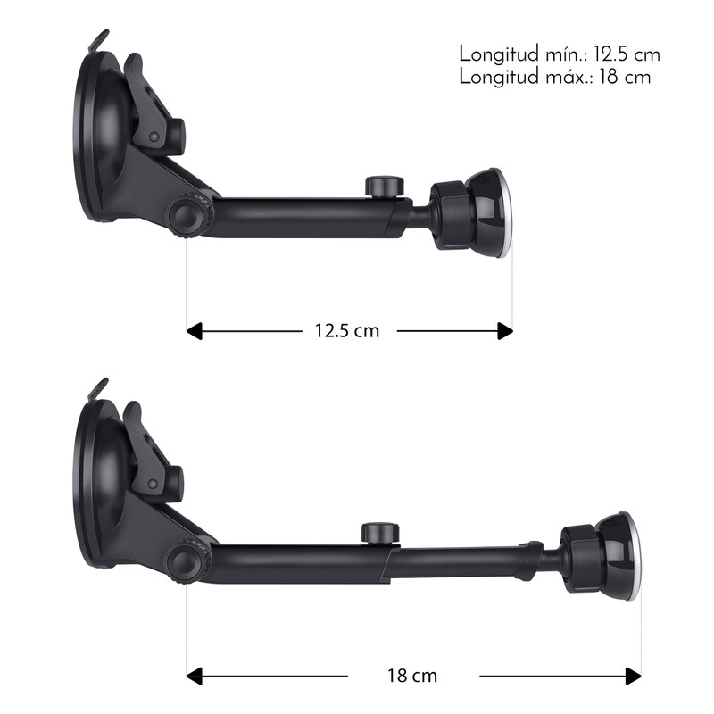 Steren Soporte para celular magnético con brazo extensible POD-297