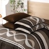 Brown Comforter Set King Size, 8 Pieces Bed in a
