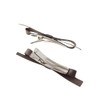 VINGTAINE H7842-BR- Hair Clip, Set of 2, Satin, Beak Clip,