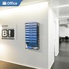 DALTACK Wall File Holder 10 Tier Hanging Wall File Organizer,