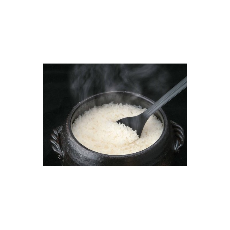 Misuzu 3 Go Black Cast Iron Rice Pot - 720ml