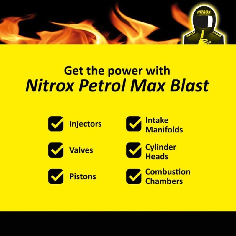 Nitrox Max Blast Petrol Fuel System Additive, 300ml