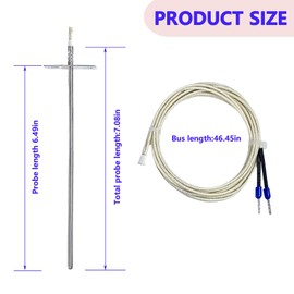 RTD Temperature Probe Sensor Replacement for Traeger Wood Pellet Grills & Digital Thermostats - Compatible with Pellet Grill Oven Accessories
