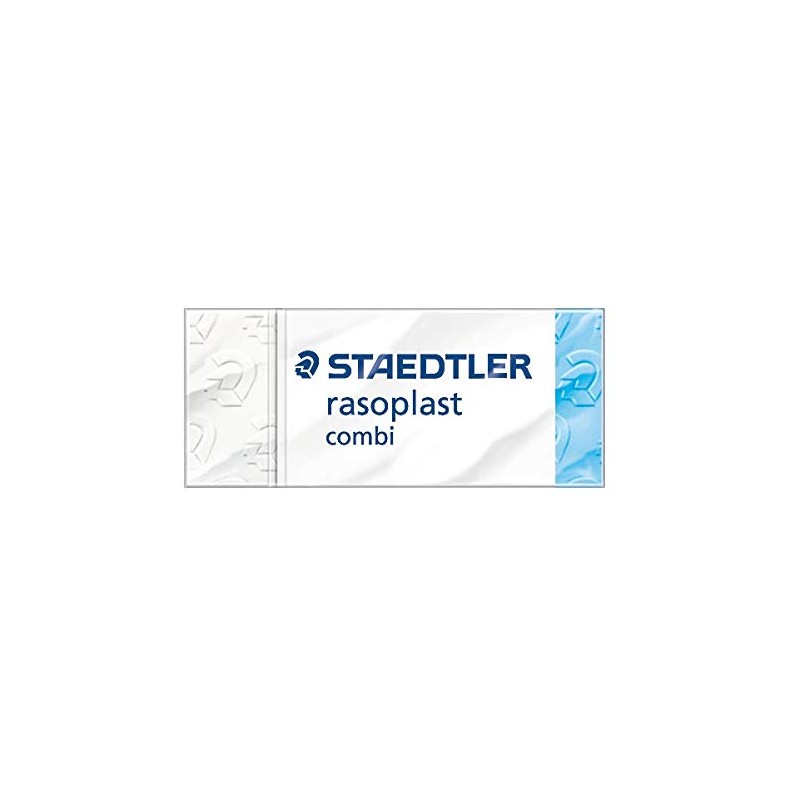 Staedtler 526-S BK3D Eraser Blister Card with 2 Pieces of