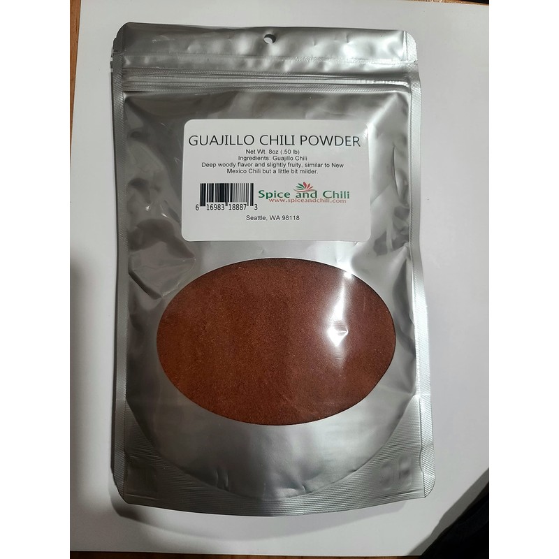 Guajillo Chili Powder, 8oz (0.50lb)