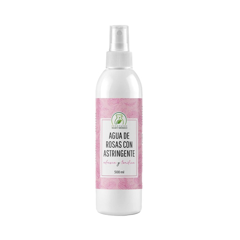 Productos Mart Mexico Agua De Rosas Con Astringente Hidratante Facial
