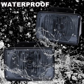 G-PLUS Front Bumper Fog Lights Assembly, Compatible With 2004-2012 Chevy Colorado/GMC Canyon Driving Fog Lamp Pair Smoke Lens Left and Right