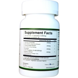 Herbs SRA Butterbur, Bromelain, Stinging Nettel, Quercetin, 90 Caps, 1000mg, No Histamine.