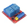 2PCS DC 12V 2 Channel Relay Module with Isolated Optocoupler
