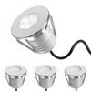 Landscapestation LED Underwater Pool Lights - 4 Packs, 3W 12V-24V