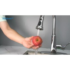 Hibbent Kitchen Faucet Head Replacement, Pull Down Faucet Spray Head, 3 Function