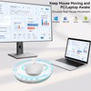 Giecy Mouse Jiggler with Timer Breathing Light, Undetectable Driver-Free Mover