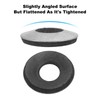 PATIKIL 5/16"x7/8" EPDM Bonded Sealing Washers, 50 Pieces Galvanized Neoprene
