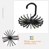 IPOW 2 Pack Updated Twirl Tie Rack Belt Hanger Holder
