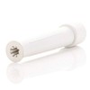 Large White Tap Swirl Nozzle for 1/2-Inch Tap Anti Splash