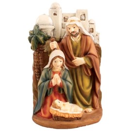 CBC Christmas Nativity Scene Holy Family Jesus in a Manger 10 cm