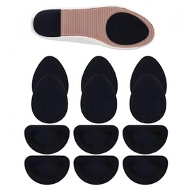 12pcs Anti Slip Shoe Grips on Bottom of Shoes ， Rubber Shoe Sole Pads Grips Gummies for Heels Bottom Shoes Sole Repair Protector