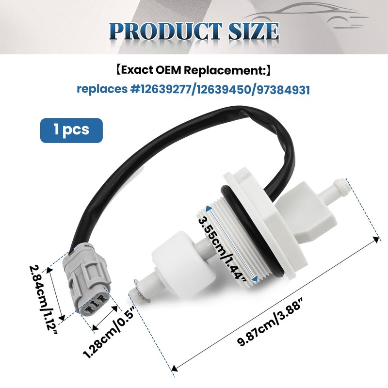 12639277 Water in Fuel Indicator Sensor Compatible with 2001-2011 Silverado