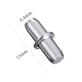 Shelf Support 5 mm Pack of 20 with Ring for Drill, Board Holder, Shelf Holder, Shelf Holder, for Furniture, Cabinets, Cupboards, Bookcases, Shelves