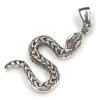 Snake Pendant 925 Sterling Silver Jewellery, Measure: 3.5cm in the