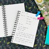 Rinrda A5 Graph Paper Spiral Notebook 8.5" x 5.7"-4 Pack