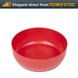 POWERTEC Plastic Mixing Bowl 25 oz 5.9" Width for Arts and Crafts & DIY, Reusable (71126)