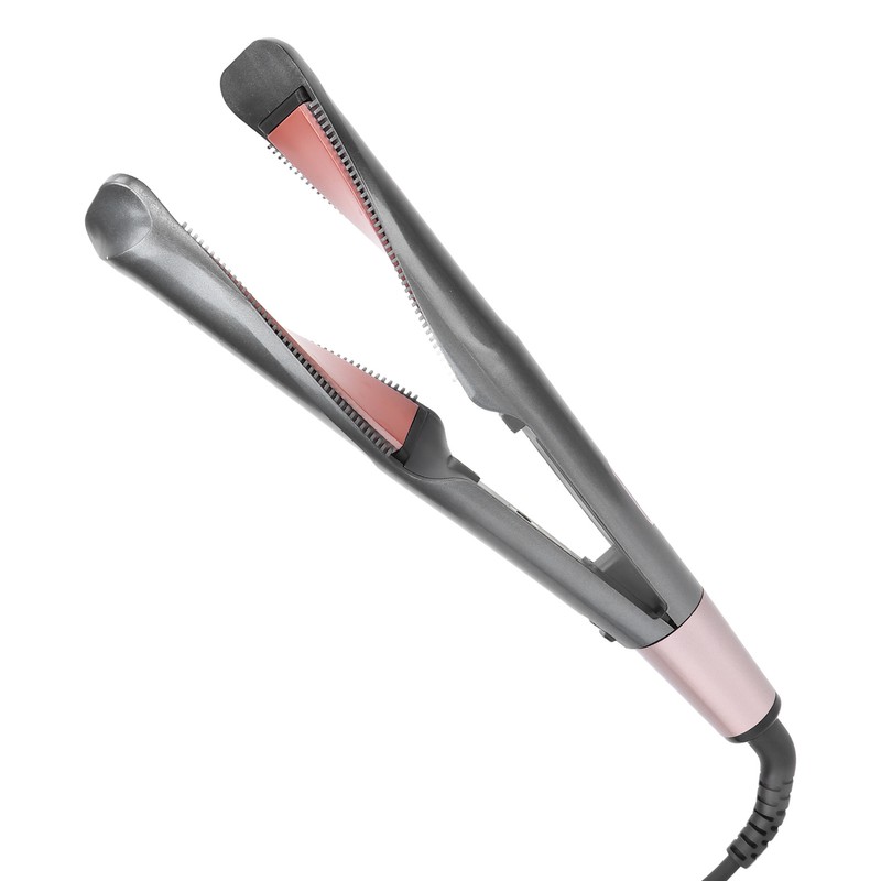 Hair Straightener Curler Professional Temperature Adjustable LCD Curling Iron for