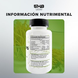 Hongo Cordyceps - Adaptógeno Natural - Vitalidad y Energía 5H8 NUTRITION