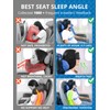 SARISUN Upgraded Travel Pillow, U-Shaped Airplane Head Strap for All