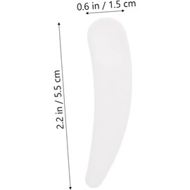 SEWACC 100 Cucharas Cosméticas de Polipropileno para Crema Facial y Contorno de Ojos Aplicador Compacto y Ligero para Mascarillas y Cosméticos Herramienta Práctica para Uso
