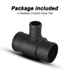 Hconcet Upper Lower Radiator Coolant Hose Tee Compatible with 2010-2013
