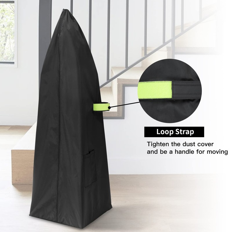 Chuanke Upright Vacuum Cleaner Storage Bag 420D PVC Dustproof and
