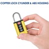 BRILLIRARE 2 Pack TSA Approved Luggage Locks, Combination Travel Padlock,