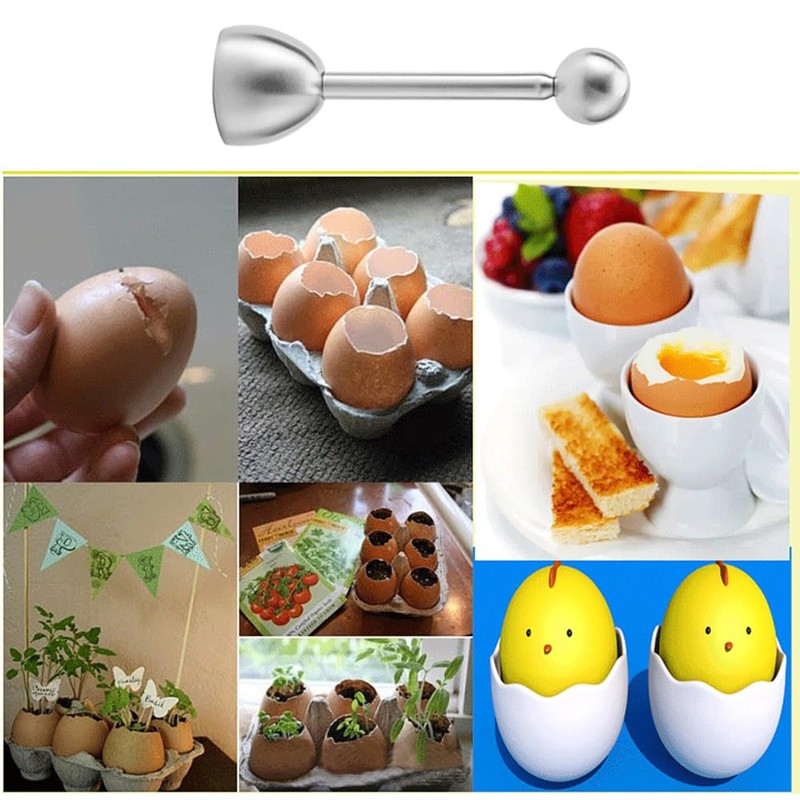 7 pcs Egg Cups Set,Egg Cups and Stainless Steel Egg