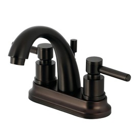 Kingston Brass KS8615DL 4 in. Centerset Bathroom Faucet, Oil Rubbed Bronze