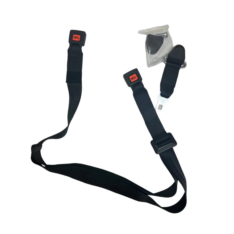 AMF Bruns H450227 Static Shoulder Belt – Black Webbing with