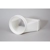 NaplesUK 220mm x 90mm Megaduct Flat Channel Ducting to 150mm